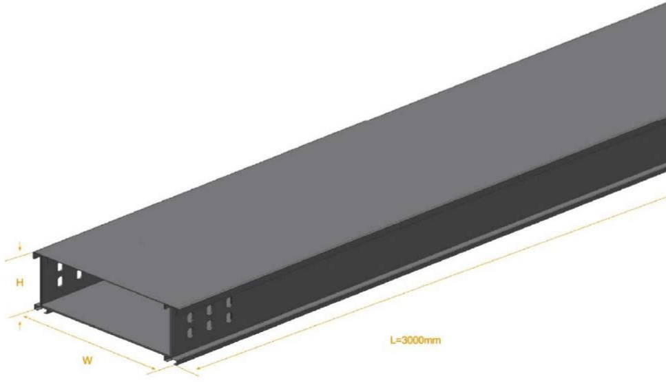 2 Sketch of Aluminium cable trunking.png 2 Sketch of Aluminium cable trunking.png
