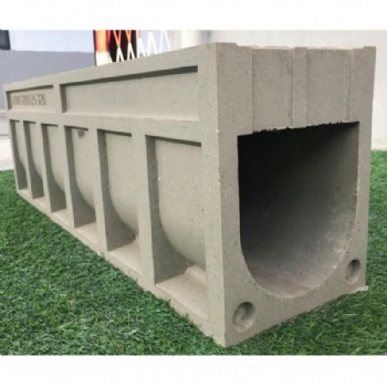 Monolithic Polymer Concrete Drainage Channel