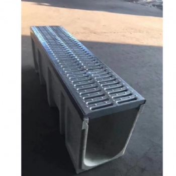 Resin Concrete Drainage Channel With L Shape protection edges