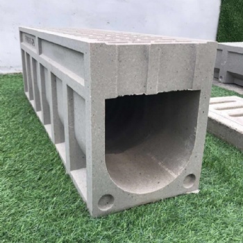 Monolithic Polymer Concrete Drainage Channel