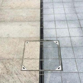 Heel-Resistant Slotted Drain Cover​ for Pavers | Linear Brickslot Drain Cover