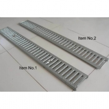 Galvanized stamped drainage channel cover