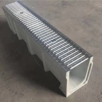 Galvanized stamped drainage channel cover