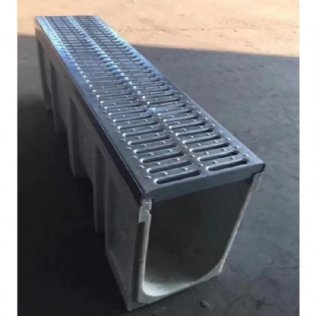 Galvanized stamped drainage channel cover