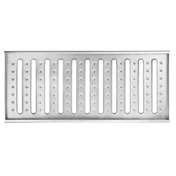 Stainless steel stamped drainage channel cover