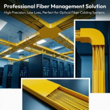 ABS Plastic Fiber Optic Cable Raceway Duct for Network Cabling