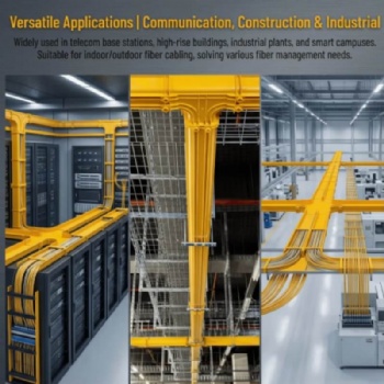 ABS Plastic Fiber Optic Cable Raceway Duct for Network Cabling