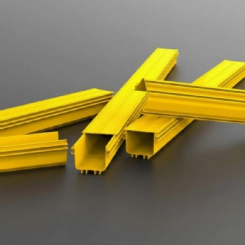 Standard Fiber Optic Cable Duct Raceway PVC/ABS For Data Room Wiring Management