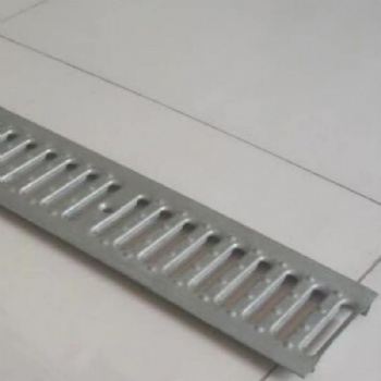 A15 kN Slotted Reinforced Galvanized Steel Trench Drain Stamped Grate