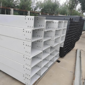 Powder Coated Ladder Cable Tray | Anti-Rust Color Spray Paint Custom Cable Ladder for Cleanroom & Commercial Projects