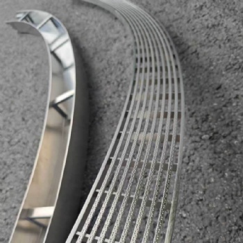 Wedge Heel Guard Stainless Steel Drainage Grating