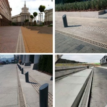 MonoBloc Monolithic Polymer Concrete Trench Drain for Heavy Traffic