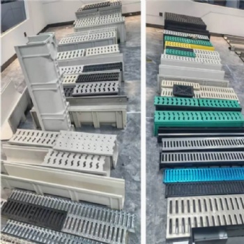 Anti-Corrosion GRP SMC Drainage Channel | Fiberglass Trench for Coastal & Chemical Zones