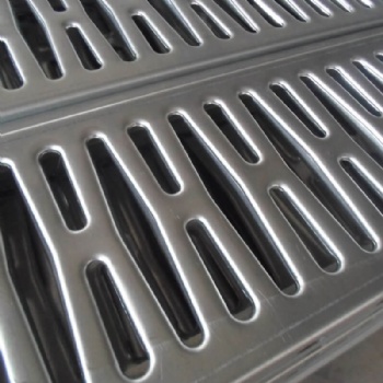Warehouse Mezzanine Galvanized Steel Open Platform Plank-Punched Perforated Rack Decking Grating