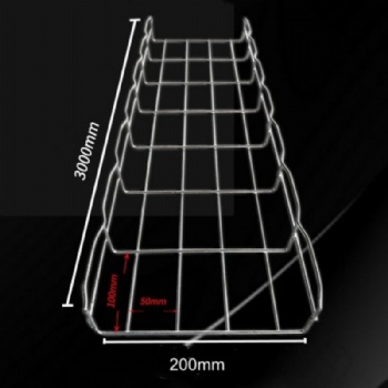 Cable Management of Powder Coated Wire Mesh Cable Tray In Data Certre