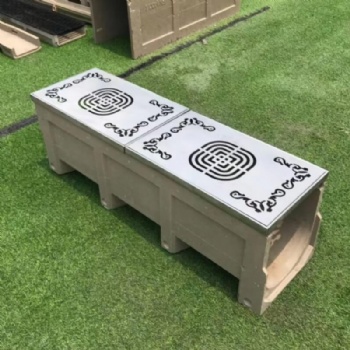 Middle Duty Drainage Channel With Wedge Steel Gratings
